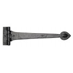 M Marcus Tudor Rustic Black Strap Hinges 308mm